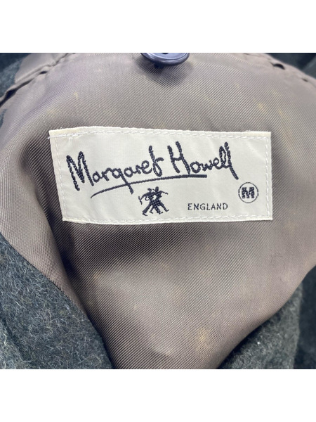 MARGARET HOWELL ジャケット ウール100% ノーカラーJKT