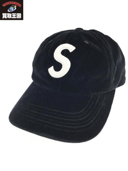 supreme s logo キャップ