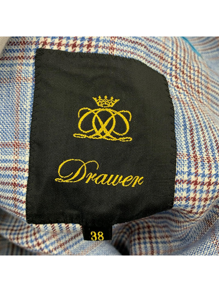 Drawer セットアップ リネン チェックセットアップ[値下]