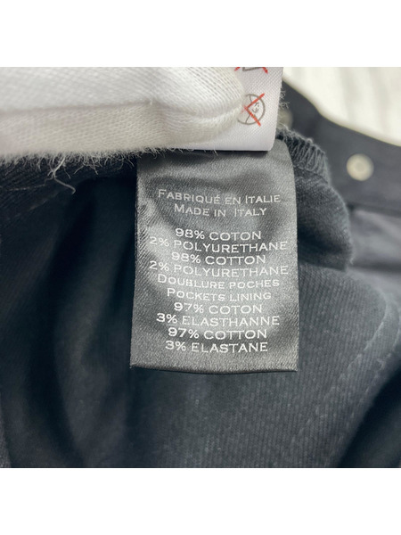 BALMAIN デニム・ジーンズ バイカースキニーデニム/黒/28