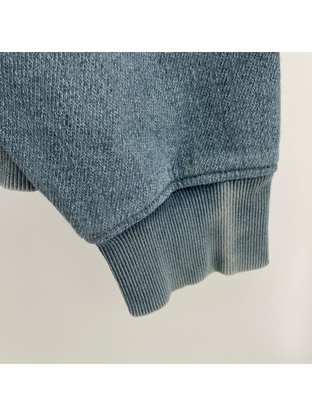 DIESEL パーカー Exclusive D-Um-Rib Track Denim Hoodie L