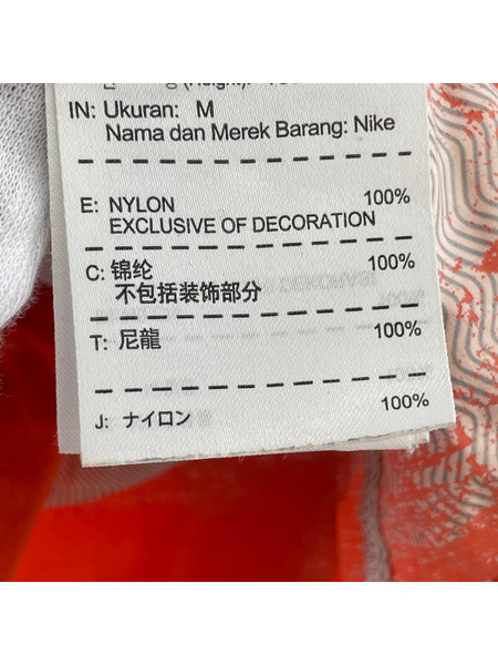 NIKE ジャケット ナイロン/M/オレンジ ネイビー