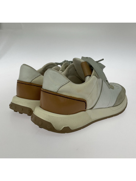 TOD'S スニーカー レザー&テクニカル ファブリックスニーカー (25.0)