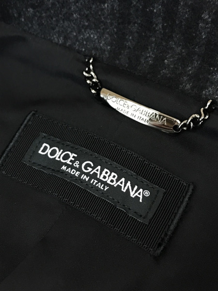 D＆G CABAN COAT チェック size54[値下]