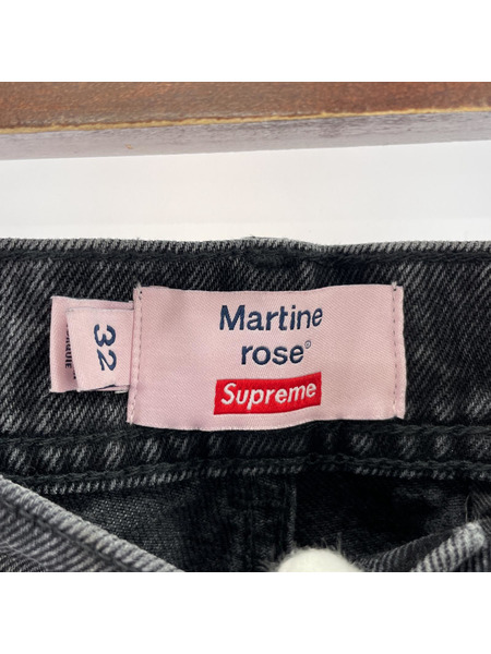Supreme デニム・ジーンズ ×Martin rose 24aw Denim Cargo Pant  黒
