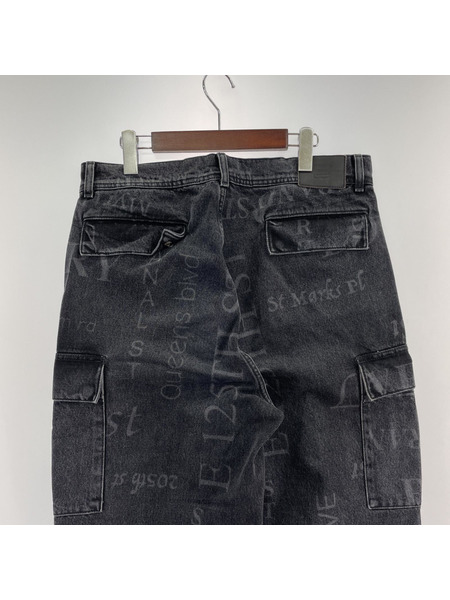 Supreme デニム・ジーンズ ×Martin rose 24aw Denim Cargo Pant  黒