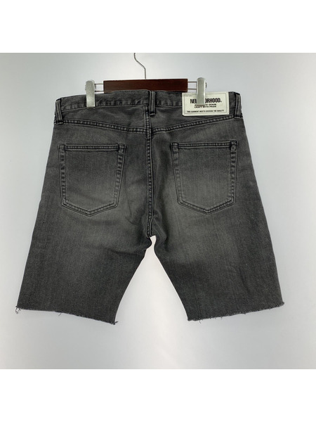 NEIGHBORHOOD PENNY/C-ST 191XBNH-PTM19 デニムショーツ ブラック[値下]