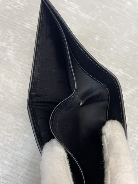 VERSACE バロック メデューサ レザーコンパクトウォレット 黒