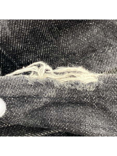 EVISU LOT2000 カモメペイントデニムパンツ 黒 (36×35)