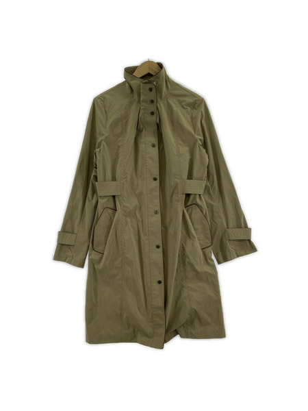 SCAPA ジャケット 立テ襟トレンチコート/40/BRW