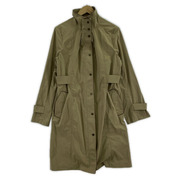 SCAPA ジャケット 立テ襟トレンチコート/40/BRW
