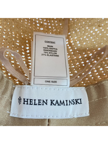 Helen Kaminski ハット ヘーゼル ストローハット BEG