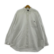 POLO RALPH LAUREN 90s BIG SHIRT 白 (XL)