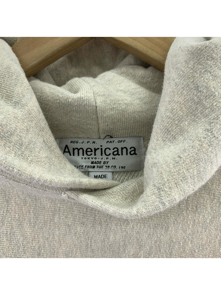AMERICANA パーカー アイボリー