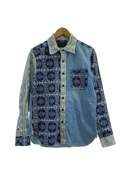 PENDLETON 長袖シャツ デニムシャツ 柄[値下]