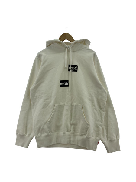 Supreme パーカー ×COMME des GARCONS Split Box Logo Hooded[値下]