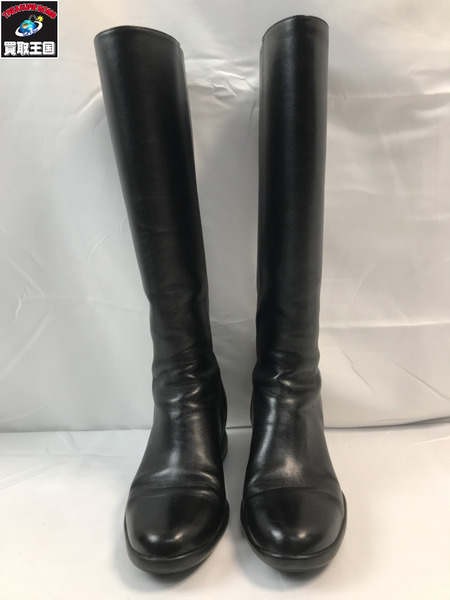 PRADA プラダ 3WZ013 ロングブーツ 乗馬ブーツ 35.5 22.5cm ブラック