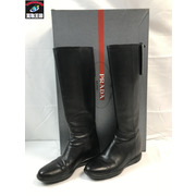 PRADA プラダ 3WZ013 ロングブーツ 乗馬ブーツ 35.5 22.5cm ブラック