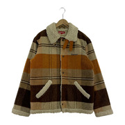 Supreme ジャケット SUPREME 17AW plaid shearling bomber
