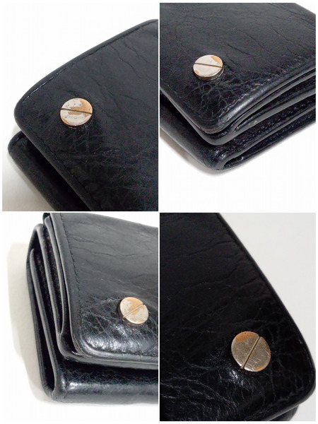 BALENCIAGA 三つ折り財布 BLK