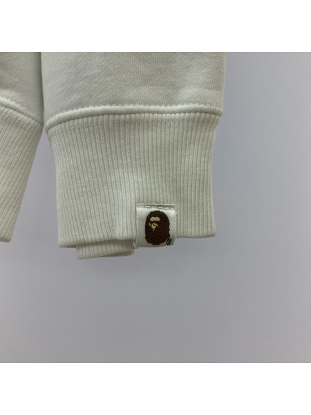 90s A BATHING APE 白タグ 3段プリントスウェット XL 白[値下]