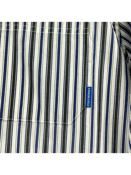 長袖シャツ KINASHI CYCLE ストライプ (M)