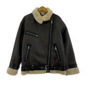 ZARA ジャケット ボアライダースジャケット