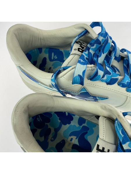 A BATHING APE スニーカー ABC CAMO BAPE STA 28.0cm 白 青 1K70191335