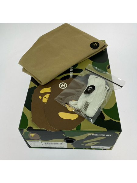 A BATHING APE スニーカー ABC CAMO BAPE STA 28.0cm 白 青 1K70191335