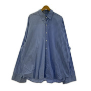 DRESSEDUNDRESSED PINSTRIPE COLOR BLOCK SHIRT