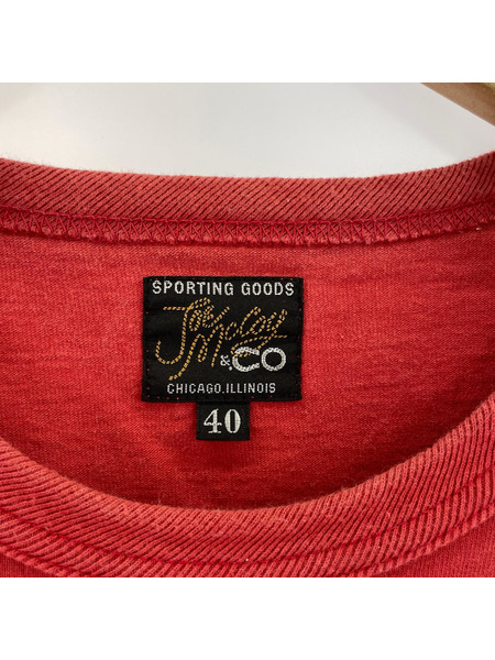 JOE McCOY 半袖Tシャツ・カットソー OLD TIMERS 赤 (40/L)