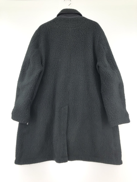 UNDERCOVER 18AW ボアフリースステンカラーコート 1 ブラック