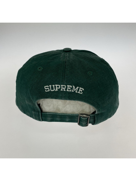 Supreme キャップ 24AW Pigment S Logo 6-Panel Green