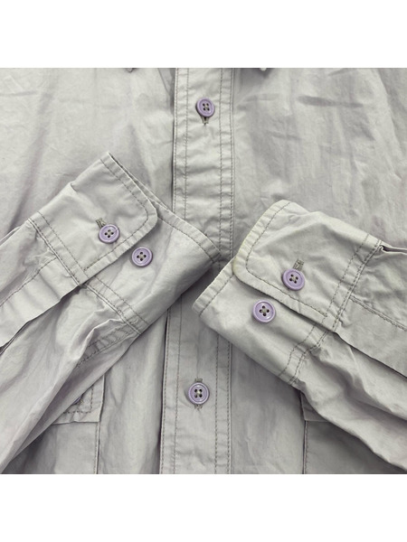 BEDWIN & THE HEARTBREAKERSL/S TYPEWRITER CLOTH SHIRT 紫 2