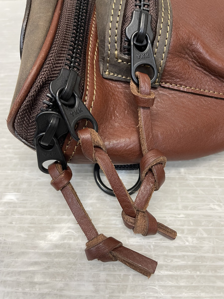 COLIMBO TRIBOROUGH TRAP-TOOLS  レザー ウエストバッグ ブラウン