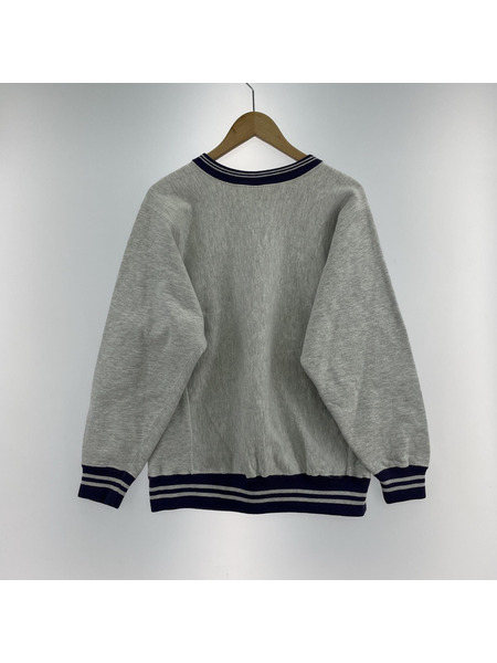 90s Champion USA製 リブライン スウェットシャツ (M) グレー[値下]