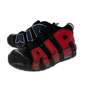 NIKE スニーカー モアテン Black and University Red 26.5cm