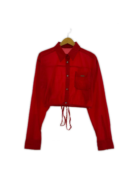 MAISON SPECIAL 長袖シャツ Sheer Short Length Shirt