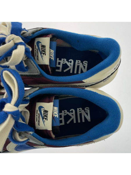 UNDERCOVERSacaNIKE LDWaffleNightMaroonPale IvoryGGTR