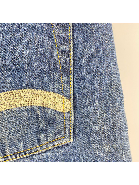 EVISU デニム・ジーンズ 刺繍カモメ 34×36