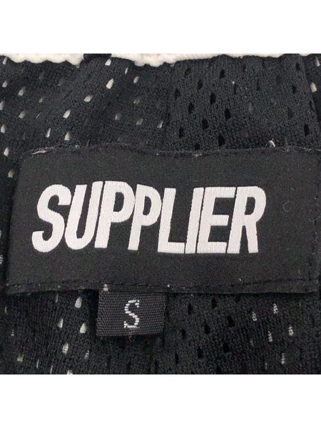 SUPPLIER 総柄ハーフパンツ（S）ブラック/ホワイト[値下]