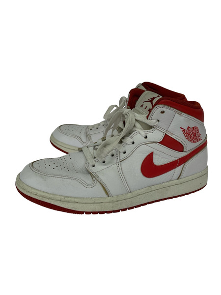 NIKE スニーカー AIR JORDAN 1 MID SE/25.5cm/white
