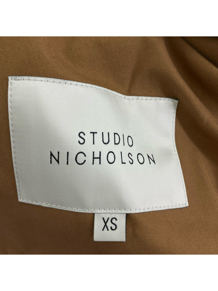 STUDIO NICHOLSON ソノ他 MILTON GABERDINE COAT XS ブラウン