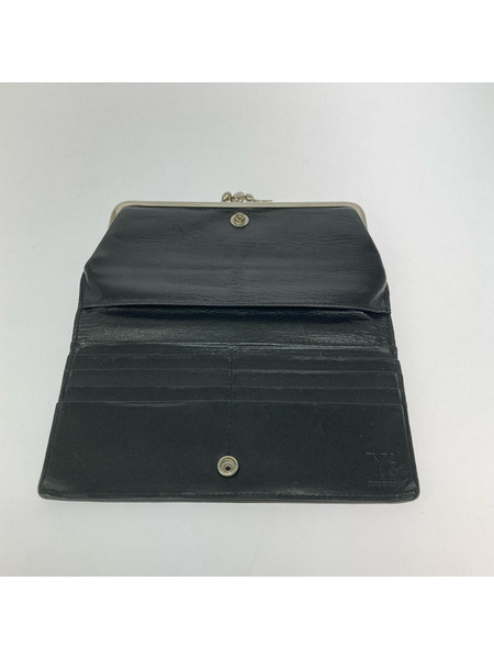 Y's 長財布 ブラック/ガマ口財布