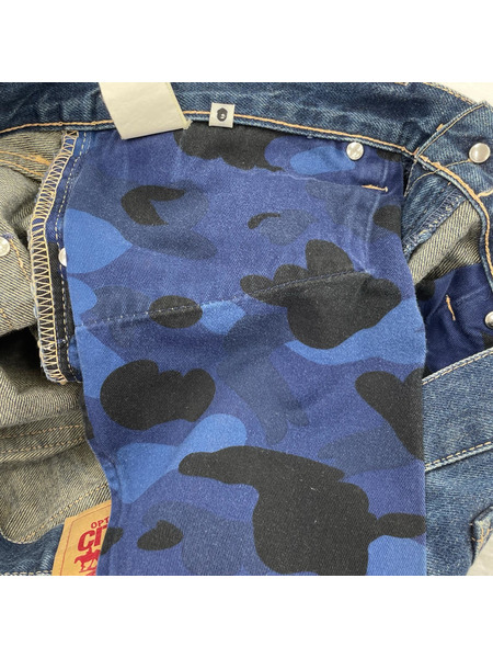 A BATHING APE パンツ カレッジデニム (L)
