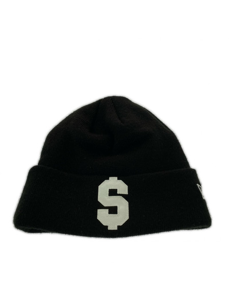 Supreme ニットキャップ ドル S LOGO BEANIE BLACK