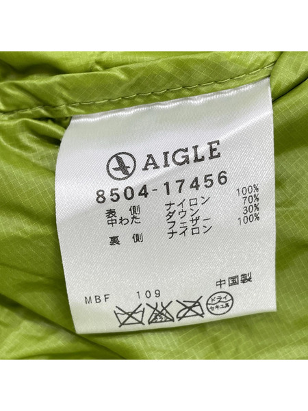 AIGLE ダウンジャケット L GRN 8504-17456