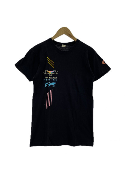 OLD・VINTAGE 半袖Tシャツ・カットソー 84年 YES TOUR 1984 黒 L