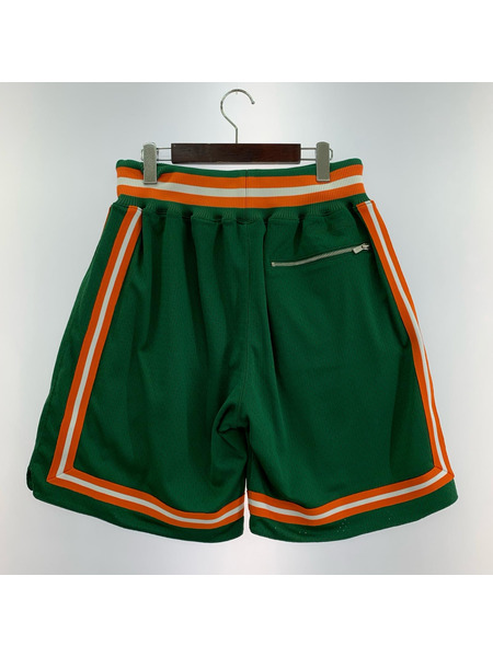 KITH ショートパンツ × Mitchell&Ness 18SS Basketball Short 緑