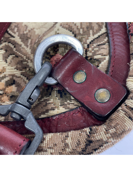ISAMUKATAYAMA BACKLASH花柄 ジャガード レザー リュック